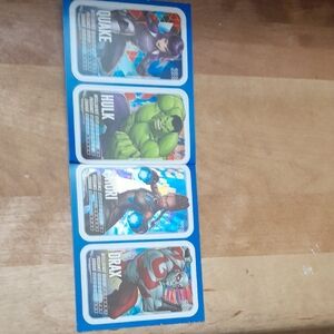 Marvel Blue Trading Card Collection